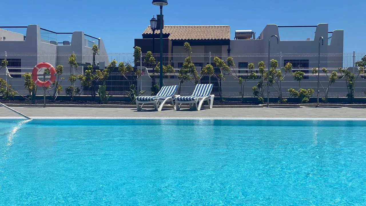 Sunny Luxury Apartment With Two Great Sunny - Level Terraces, Two Swimming Pools, In A New Complex Pueblo Majorero, Close To Fuerteventura Golf Club, Next To The Beach , Atlantico Shopping Mall And Casino In Калета-де-Фусте