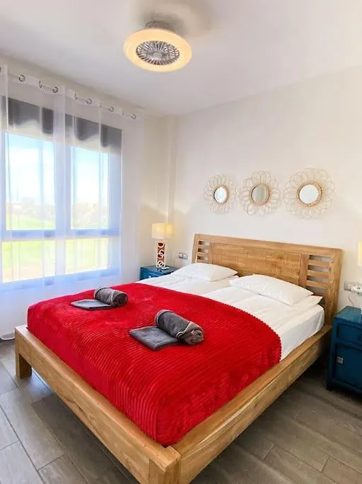 Sunny Luxury Apartment With Two Great Sunny - Level Terraces, Two Swimming Pools, In A New Complex Pueblo Majorero, Close To Fuerteventura Golf Club, Next To The Beach , Atlantico Shopping Mall And Casino In Caleta De Fuste