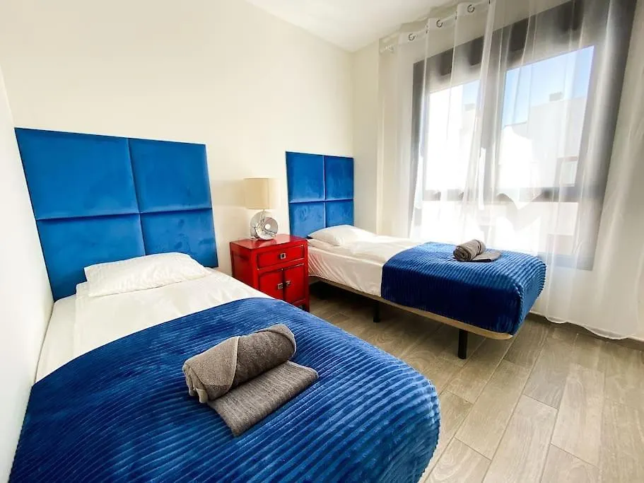 Sunny Luxury Apartment With Two Great Sunny - Level Terraces, Two Swimming Pools, In A New Complex Pueblo Majorero, Close To Fuerteventura Golf Club, Next To The Beach , Atlantico Shopping Mall And Casino In Caleta De Fuste 0*,